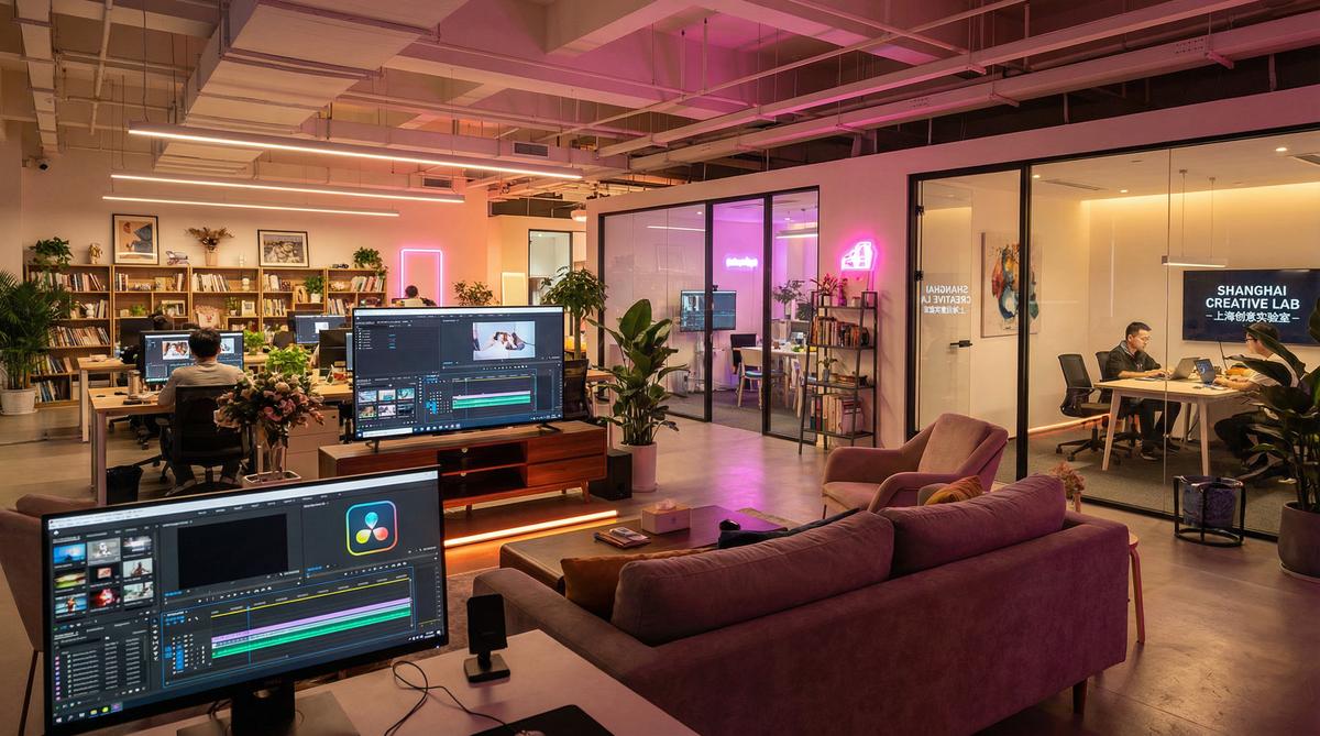 福利导航传媒公司办公环境